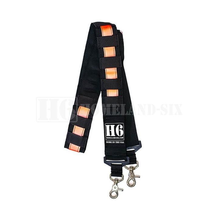 H6 Radio Strap Kit - 3M Red/Orange Reflective