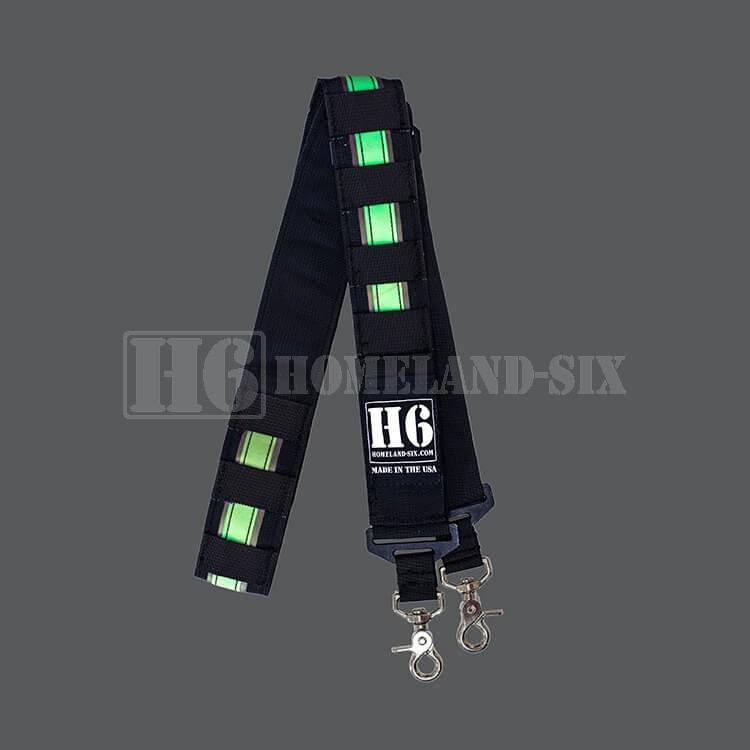 H6 IdentiFire Radio Strap w/ Glow & 3M Reflective Silver