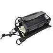 Black H6 radio holster with adjustable straps
