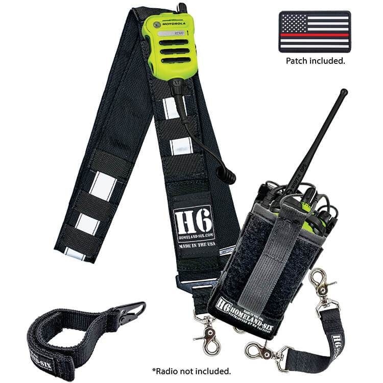 H6 Radio Strap Kit w/ 3M Silver Reflective