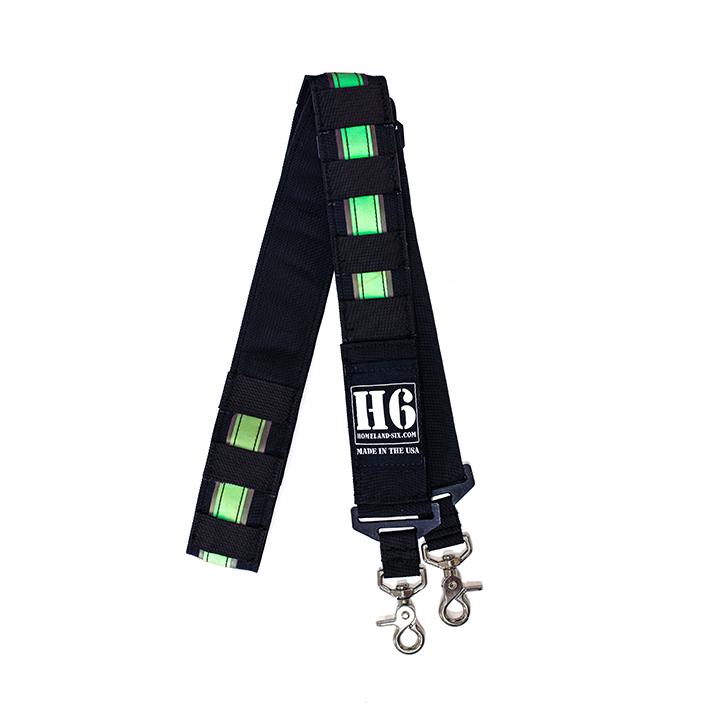 H6 Identifire Radio Strap w/ Glow & 3M Reflective Silver H6 Radio Straps