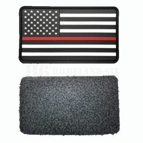 Red Line American Flag Patch